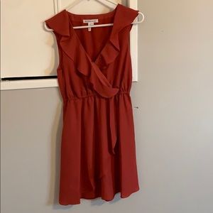 Coral/red mini dress